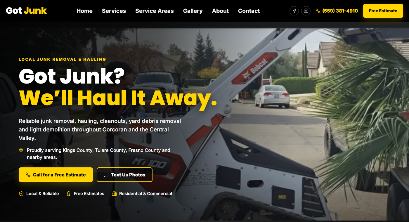 Homepage / Hero